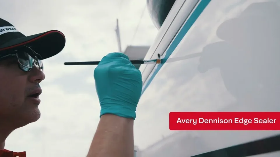 Les bordures · Avery Dennison · Vignette de la vidéo de finition publiée sur le site.